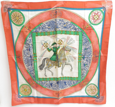 Authentisches HERMES Seidentuch Carre 90 #45894