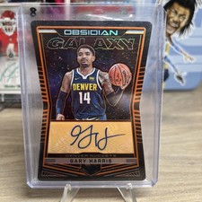 2018-19 Panini Obsidian Galaxy Electric Etch Orange Gary Harris Auto /25 #GA-GHS