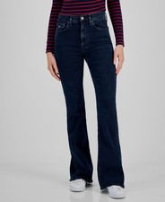 Tommy Jeans Women's Blue Sylvia High-Rise Flare Jeans Size 27W 32L