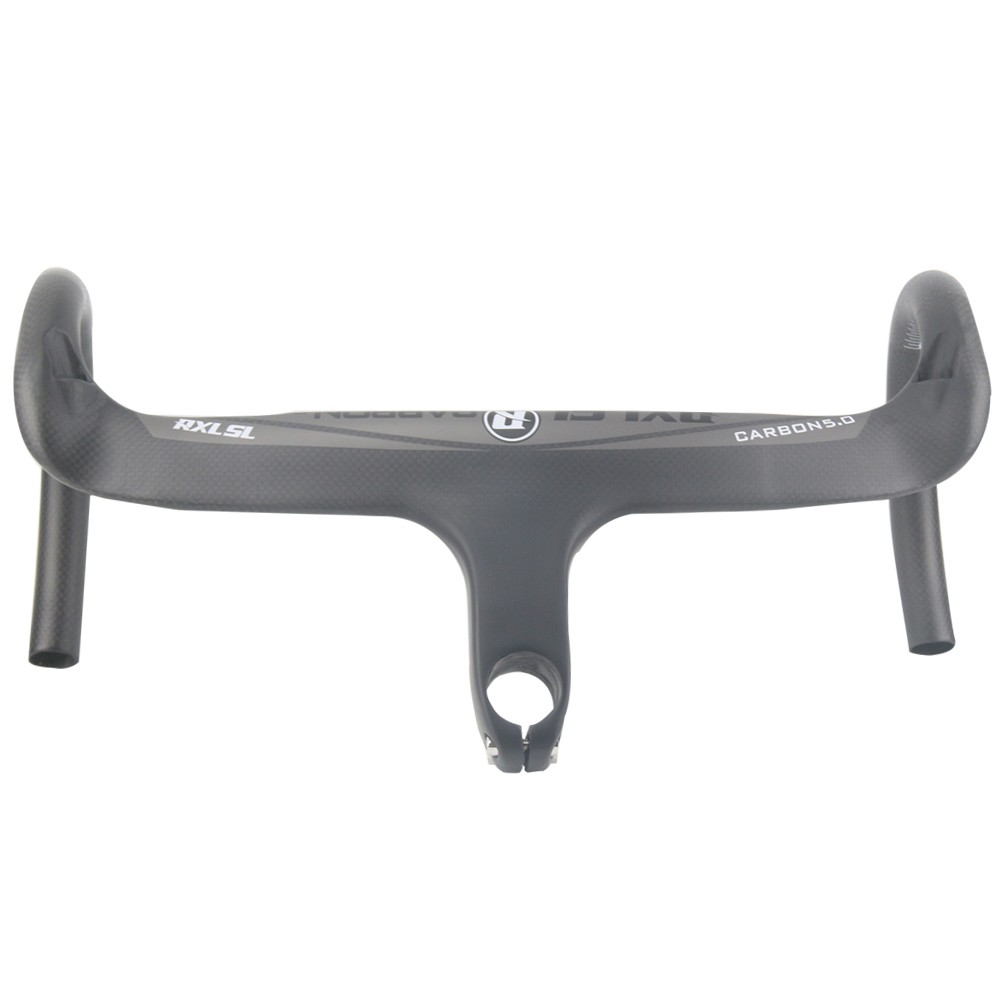 Road Bike Carbon Handlebar Stem Integrated 28.6 Carbon Aero Road Handlebar