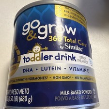 Go  Grow 360 Total Care by Similac Toddler Drink, 24-oz Can 5 HMOs Exp 08/2026
