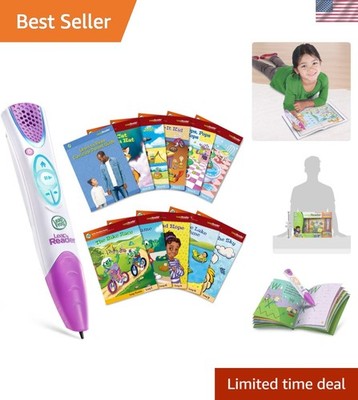 Colorful Pink LeapReader 10-Book Bundle for Encouraging Young Readers (Ages 4-8)