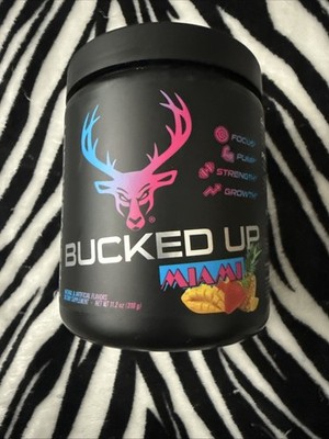 BUCKED UP Pre-Workout - Strawberry/Mango/Pineapple - 11.2oz - Miami