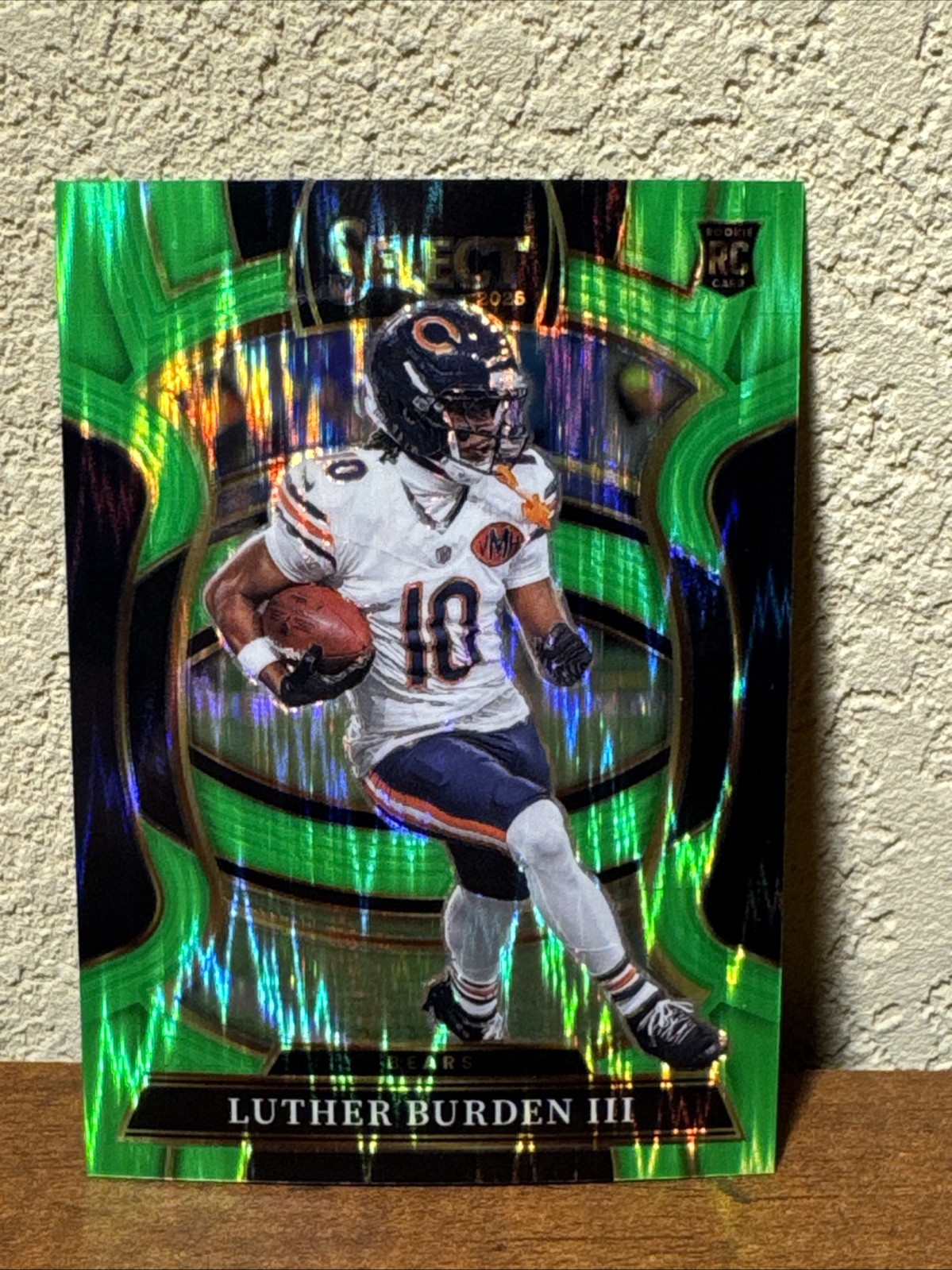 2025 Select - Concourse Luther Burden #72 Neon Green Shock Prizm /699 (RC)