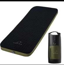 Arslan Essentials Self-Inflating Sleeping Pad 4"  with Backpack. New OPEN BOX
