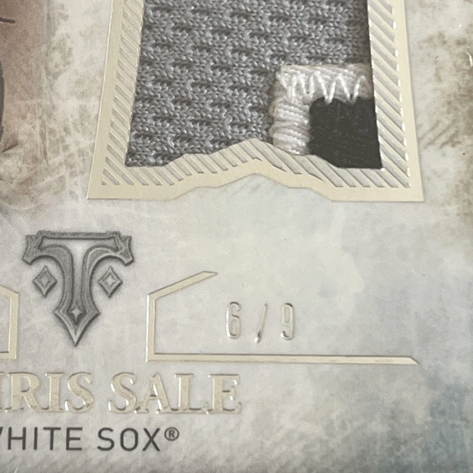 2015 Topps Chris Sale Game Used Memorabilia #UJR-CSE /9 (MEM) - Image 2 of 3