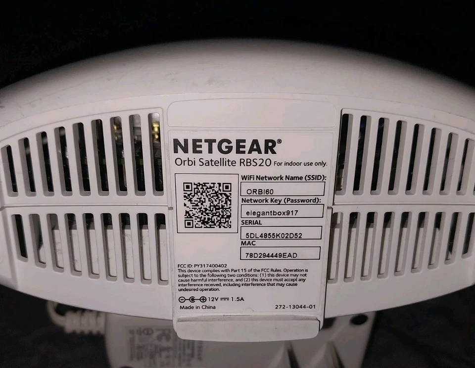 Netgear Orbi RBS20 Tri-band Add-on Satellite for Home Mesh AC2200 w/ Power - Image 2 of 3