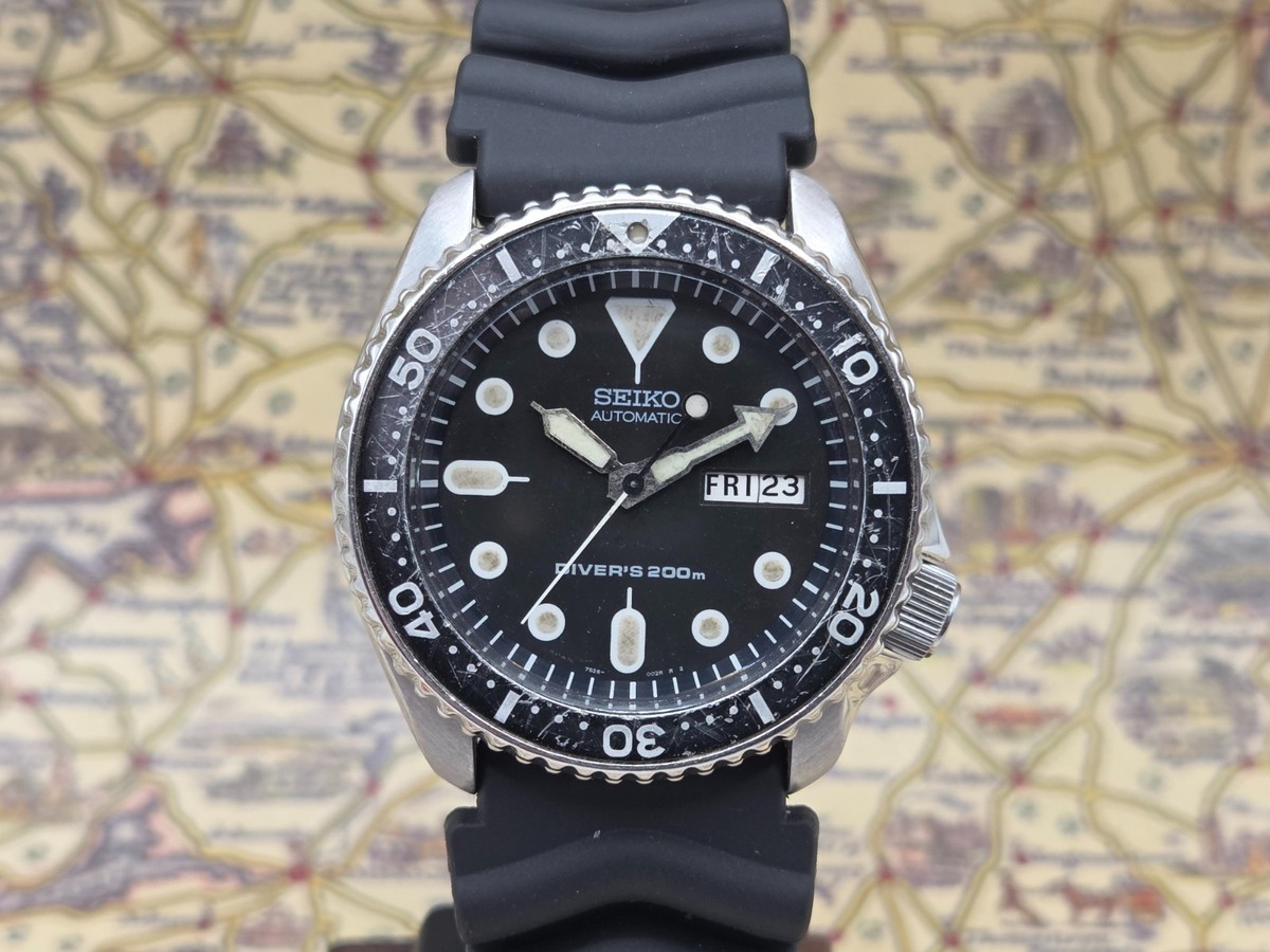 Seiko Automatic Watch SKX007 Scuba Divers 200M 7S26-0020 Mens