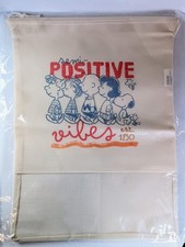 Snoopy Charlie Brown - Grand sac à cordon Peanuts avec une fenêtre transparente