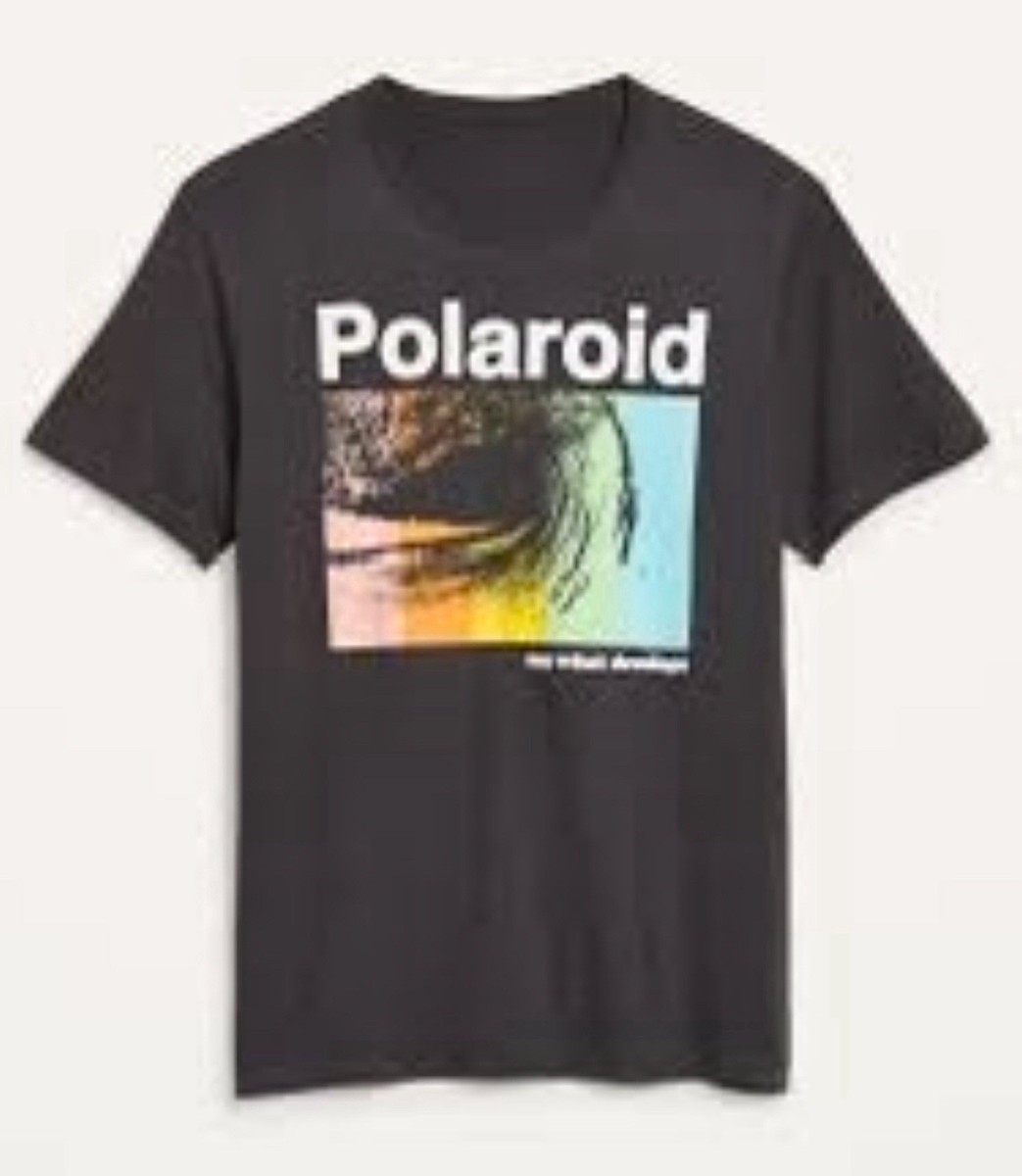 Navy Blue Old Navy Polaroid Hoodie Jurassic Park 1993 “The Park Is