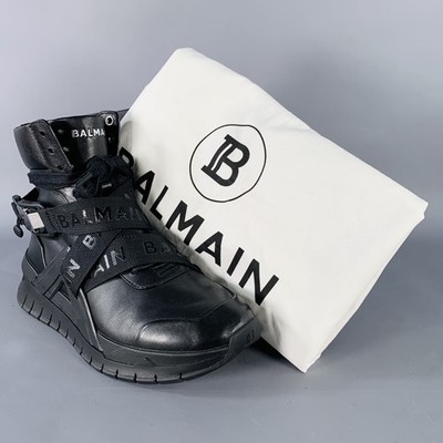 BALMAIN フード付きベスト XS 黒お早い物勝！ Balmain Homme Men Black Pullover Hoodie Oversized XS Side Zipper