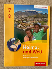 "Heimat und Welt" Erdkunde  7 / 8  Schulbuch NRW  Differenzierende Ausgabe 2012