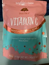 Vitamin C Bath Soak 16 oz – Brighten & Tone – Orange Essential Oil + Shea Butter