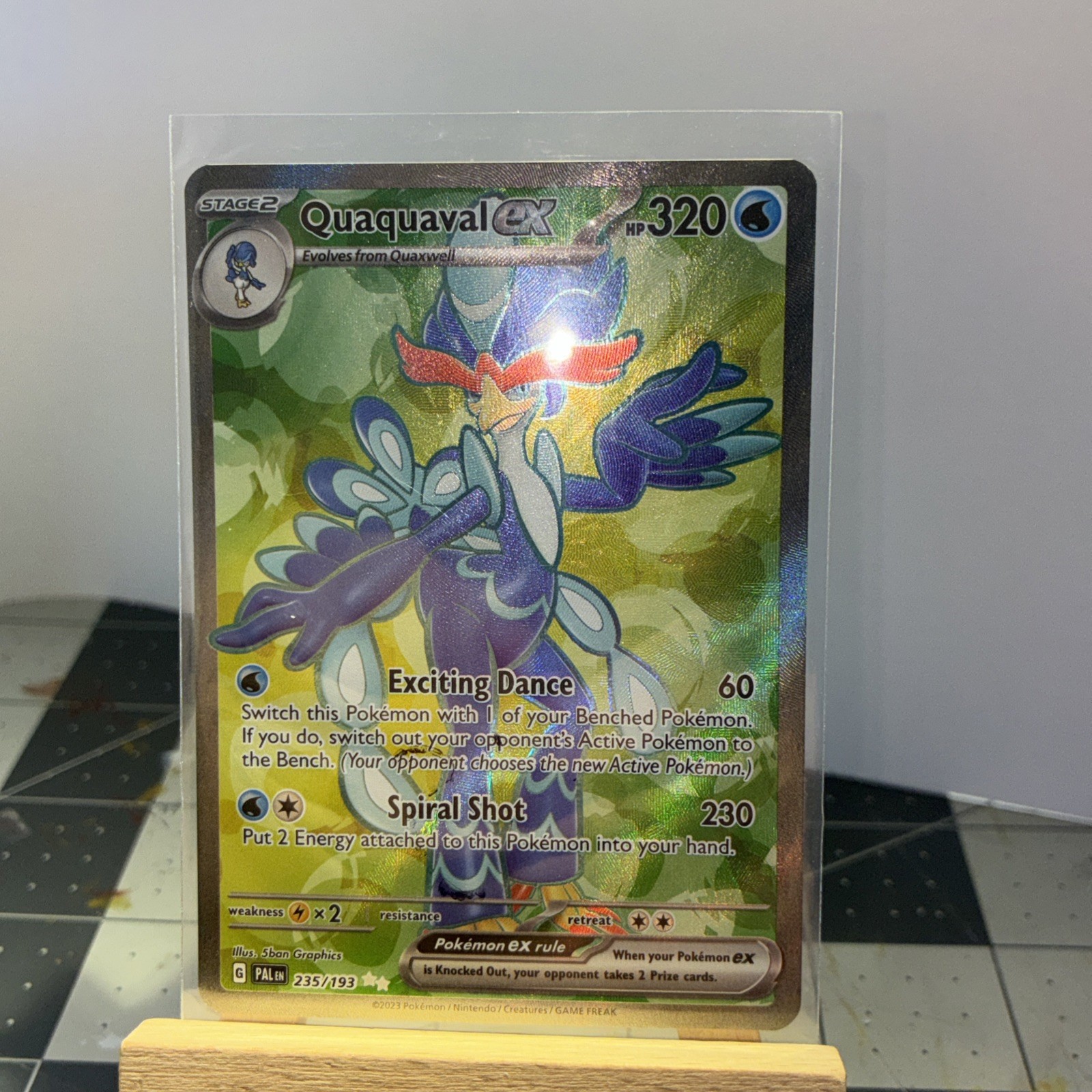 Quaquaval EX 235/193 Sv02 Holo Ultra Rare Paldea Evolved