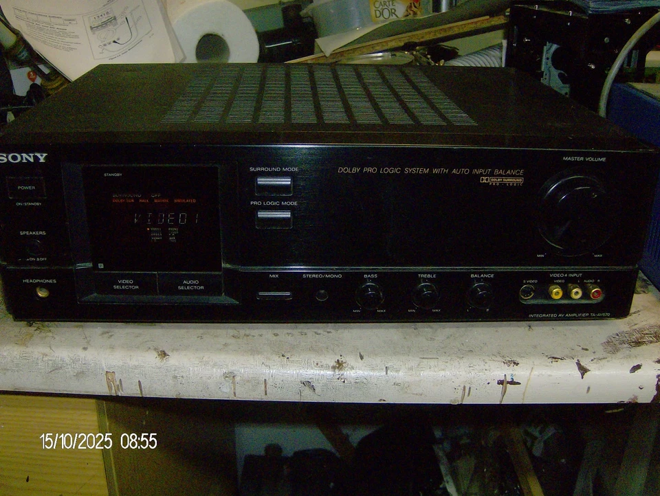 Sony TA-AV570 AV Amplificatore integrato 5ch surround FUNZIONANTE - Immagine 4 di 4
