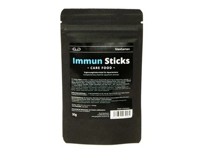 Glasgarten Immun Sticks - Care Food for Shrimp Crayfish Snails Fish Aquarium