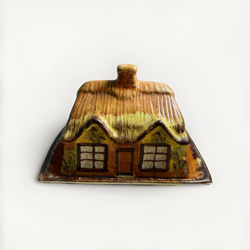 VTG Price Kensington  Butter Dish Lid England Cottage Ware