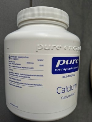PURE ENCAPSULATIONS    Calcium Calciumcitrat Kapseln   180St   PZN=05135058