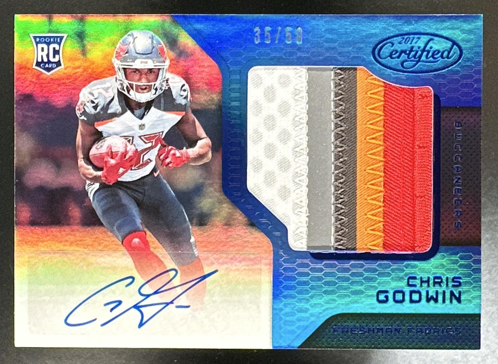 Chris Godwin Panini Certified #222 Blue Mirror