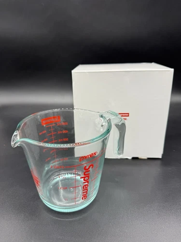 Brand New Supreme x Pyrex Measuring Cup FW19 With Box NIB