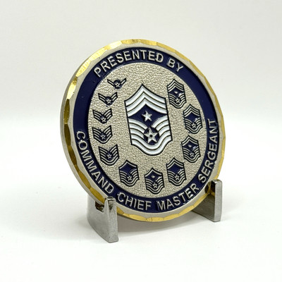 CHALLENGE COIN - 28th Bomb Wing Command Chief B-1 Bomber Ellsworth Air Force