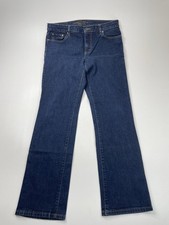 Lauren Ralph Lauren Women's Sz 10 Classic Straight Jeans Dark Blue Denim