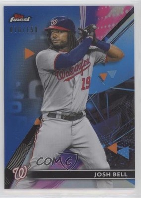 2021 Topps Finest Blue Refractor 76/150 Josh Bell #32 n0c