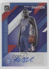 2019 Panini Donruss Optic Signature Series Purple Prizm Marial Shayok Auto bj6