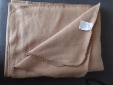 alte Wolldecke ~ Sofadecke ~ braun ~ 180x140 cm ~ Vintage ~ Retro