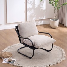 Super Cozy Ergonomic Single Sofa Reading Chair Soft Foam Cushion