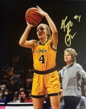 KYLIE FEUERBACH SIGNED 8x10 PHOTO IOWA HAWKEYES WOMEN BASKETBALL AUTOGRAPH COA
