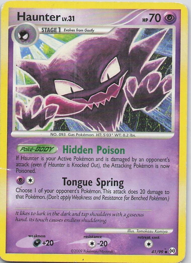 Haunter (41) Uncommon Arceus 41/99 HP