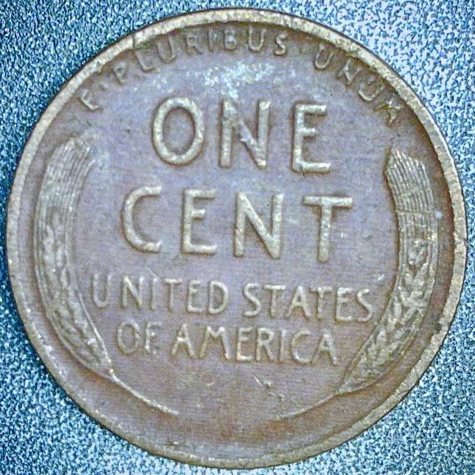 Moneda de error 1932-P centavo de trigo Lincoln centavo leñoso error mezcla incorrecta error de aleación Foto 2 de 2