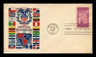 DR JIM STAMPS US COVER PAN AMERICAN UNION 50TH ANNIVERSARY FDC STAEHLE CACHET