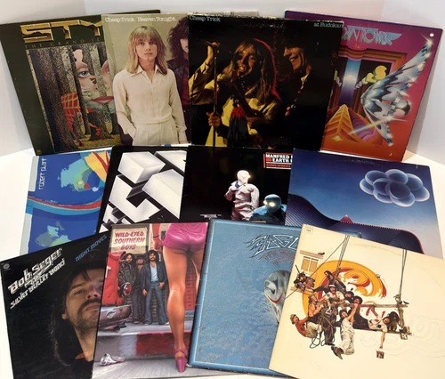 70s 80s Rock Vinyl LP Lot Styx Cheap Trick The Firm Eagles 38 Special Chicago