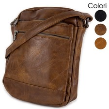 Borsello Uomo Tracolla Borsa Lavoro Vintage Messenger Casual Viaggio