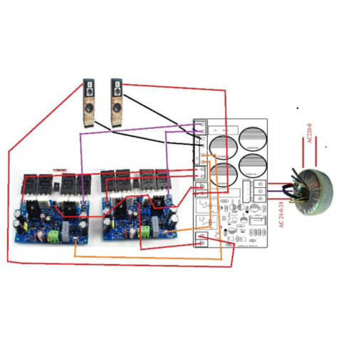 Amplificatore di potenza LJM MX50X2 Single Ended MX50 Classe AB 100W+100W Borad Final - Foto 4 di 8