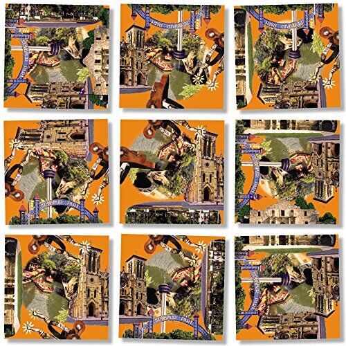 B Dazzle San Antonio Scramble Quadrate 9-teiliges Puzzle - Bild 1 von 1