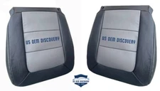 2004 Ford Explorer Sport Trac Left & Right Bottom Leather Seat Cover 2-Tone Gray
