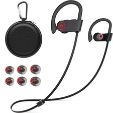 Bluetooth Headphones IPX7 Waterproof 16 Hour Playtime Sound Isolation Technology