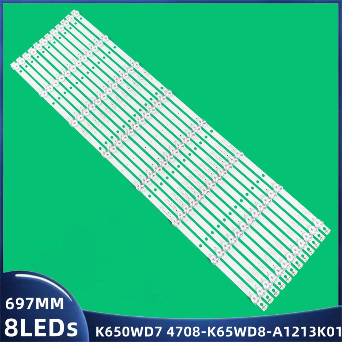15pcs LED Backlight Strips For Toshiba 65L350U 65L621U 4708-K65WD8