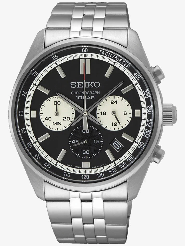 Seiko Analog Chrono 100m Quartz Men s Watch SSB429P1