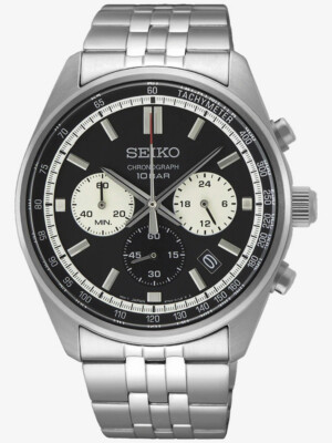 Seiko Analog Chrono 100m Quartz Men's Watch SSB429P1