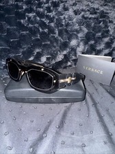 Ve 2235 Transparent Dark Grey Versace Sunglasses