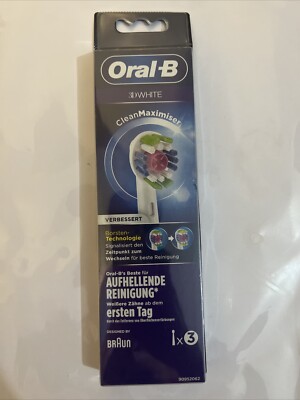 Oral-B Floss Action Ersatzbürstenköpfe - 3 Köpfe 3D weiß 