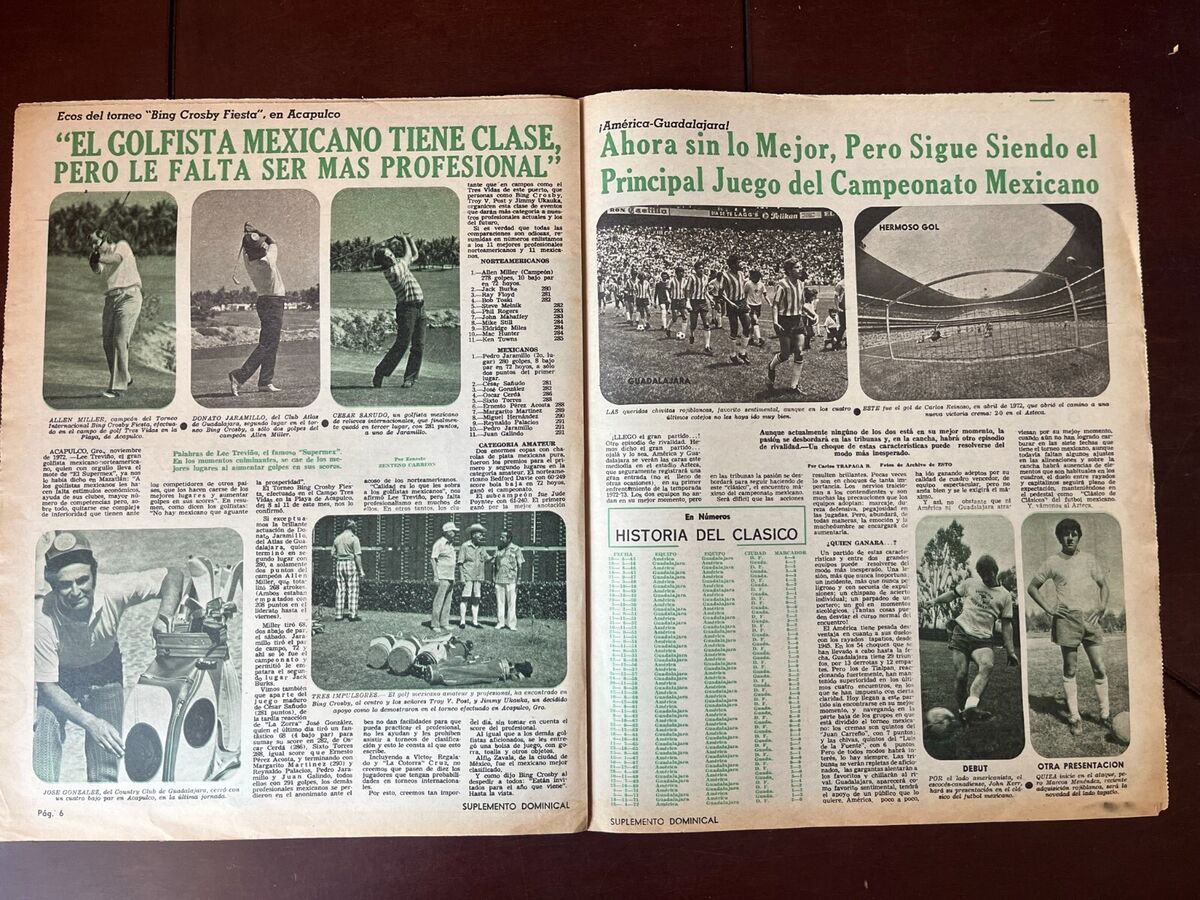 VTG Mexican Newspaper Supplement Poster MANTEQUILLA NAPOLES BOXER Boxing  70's