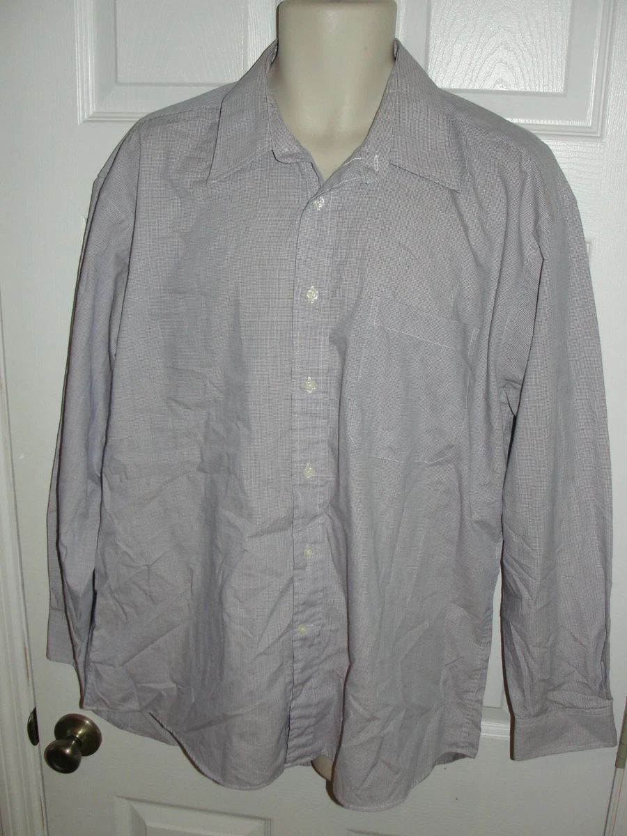 Christian dior MENS LONG SLEEVE BUTTON DOWN CAREER WORK SHIRT 16 1/2 34-35 EUC