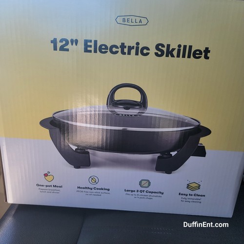 Brand New Bella 12" Electric Skillet NEW IN BOX eBay