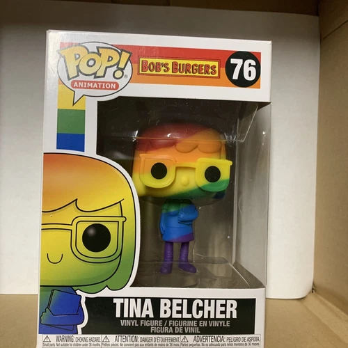 Funko Pop Bobs Burgers Tina Belcher #76 (Pride/Rainbow) USED!