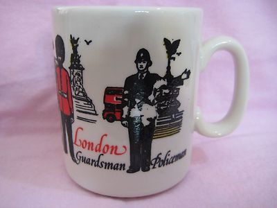 Churchill England London Beefeater Horseguard Guardsman Policeman Coffee Mug